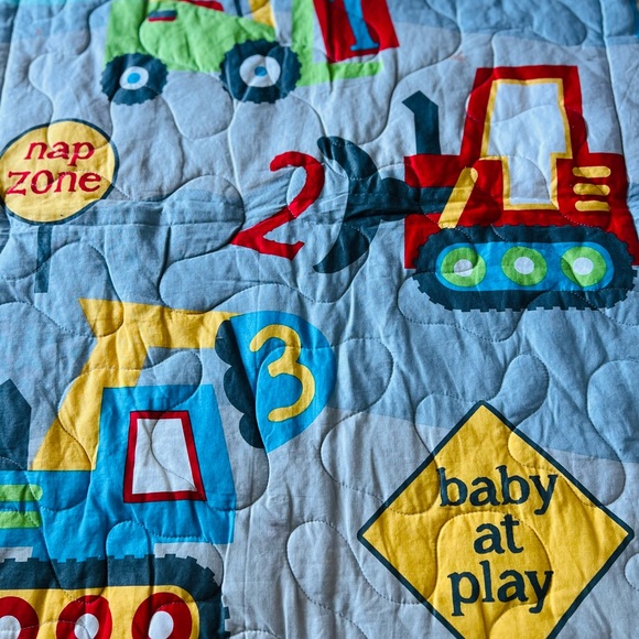 New Vibrant Patchwork Baby Quilt – 32” x 26” - Picture 4 of 5